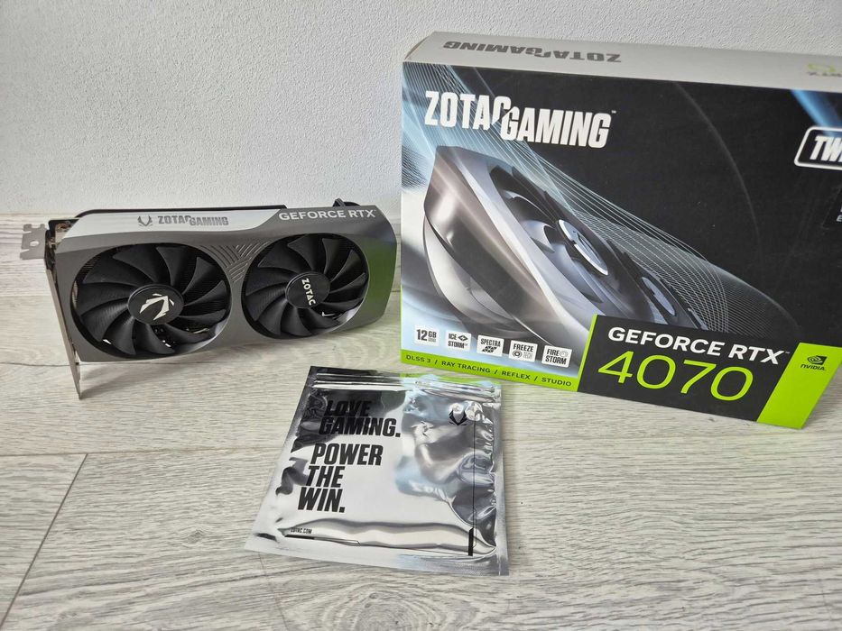 компактна відеокарта RTX4070 12GB ZOTAC Gaming Twin Edge OC. Trade-in