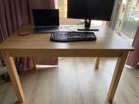 Lite biurko lub stół sosnowy 120/74cm