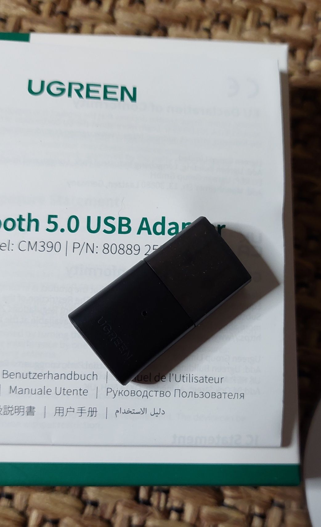 Adaptador USB Bluetooth UGREEN novo