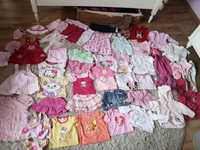Ubranka niemowlęce dziewczęce zestaw ubranek dla dziewczynki 68 80