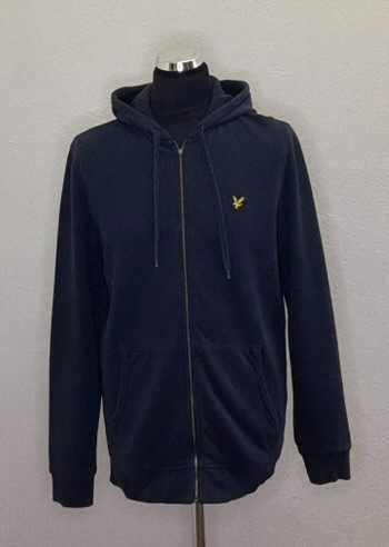 Bluza z kapturem zip Lyle Scott roz. L