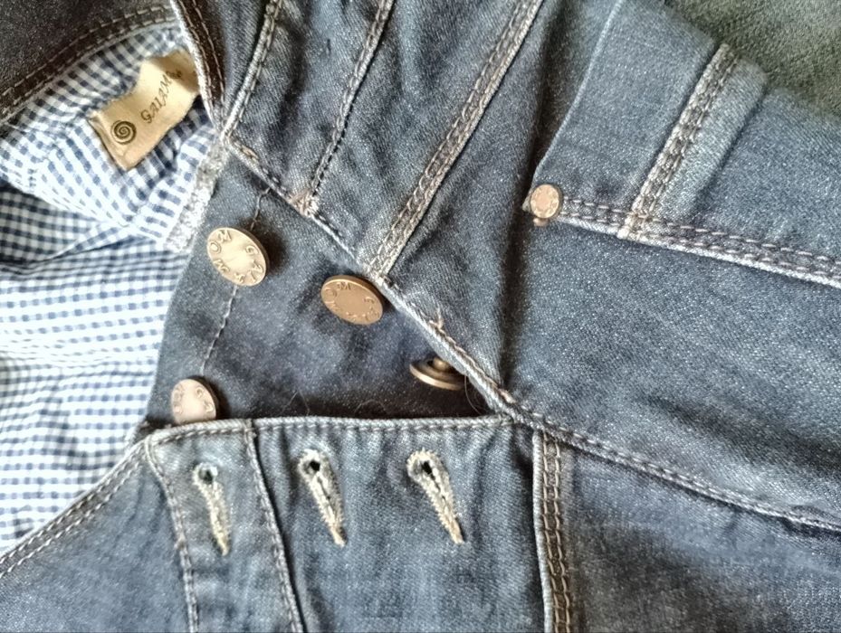 Джинсовий комбінезон для вагітних