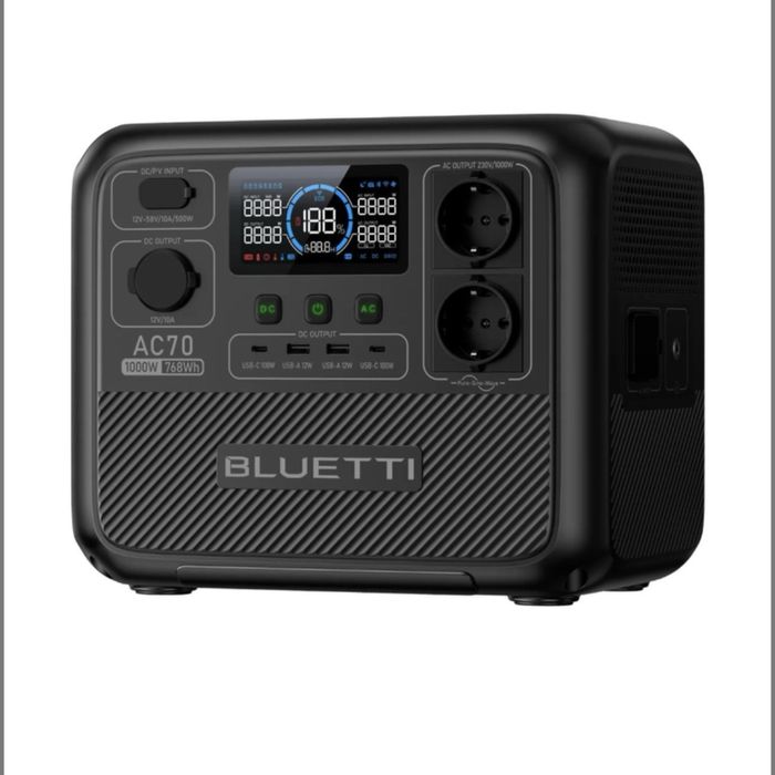 Зарядна станція BLUETTI AC70 768Wh | 1000W