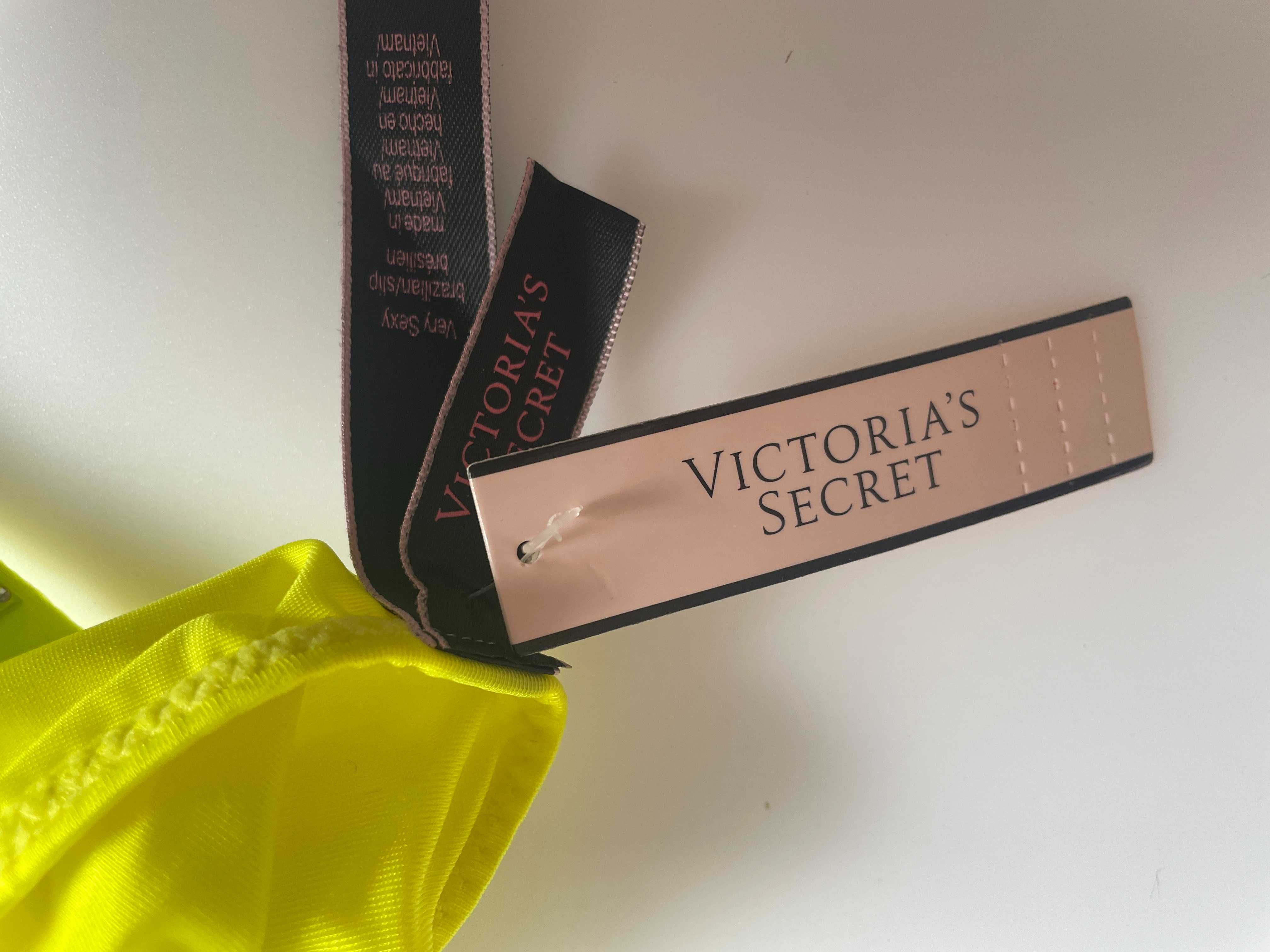 komplet bielizny victoria's secret yellow v5 new 75C