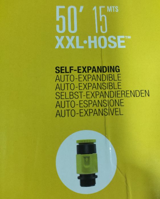 Mangueira Extensível XXL 15m com adaptador e acessórios - NOVA