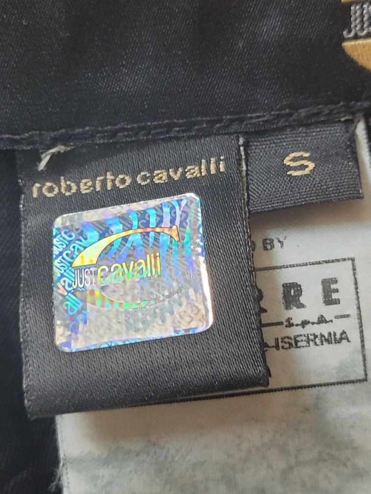 Oryginalna kurtka skórzana Roberto Cavalli rozmiar S buty skukienki