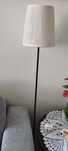Stojąca lampa podłogowa czarna Ikea.wys 130cm
