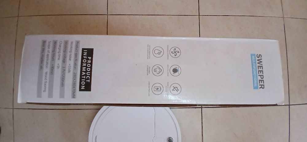 Aspirador robô novo