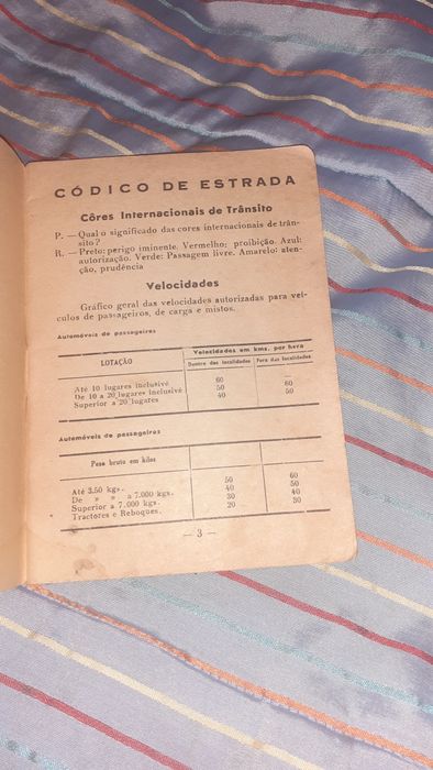 Código Estradas e Mecânica Luso raro codico anos 50