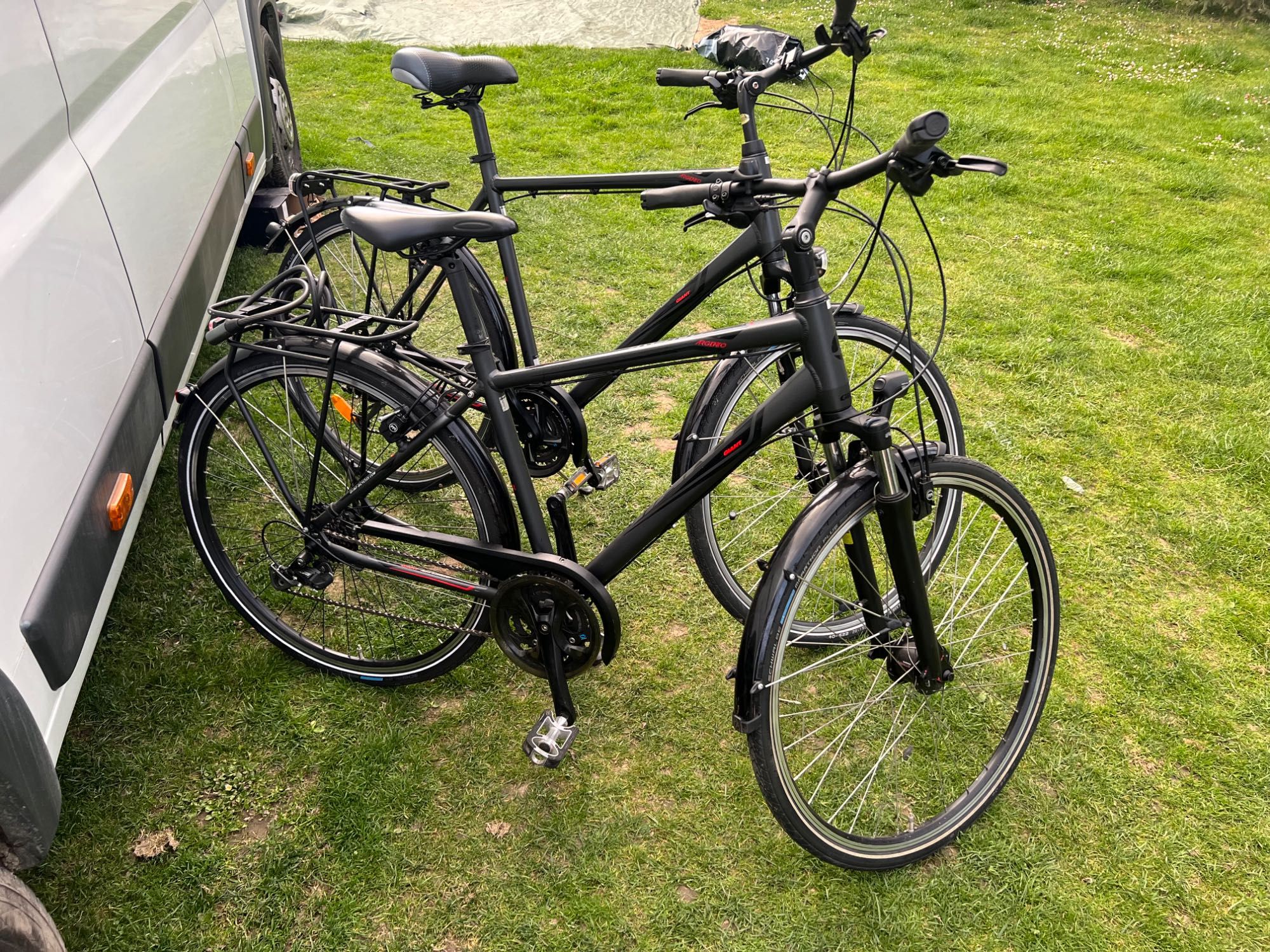 Para rowerów Giant argento XL i L l męski damski