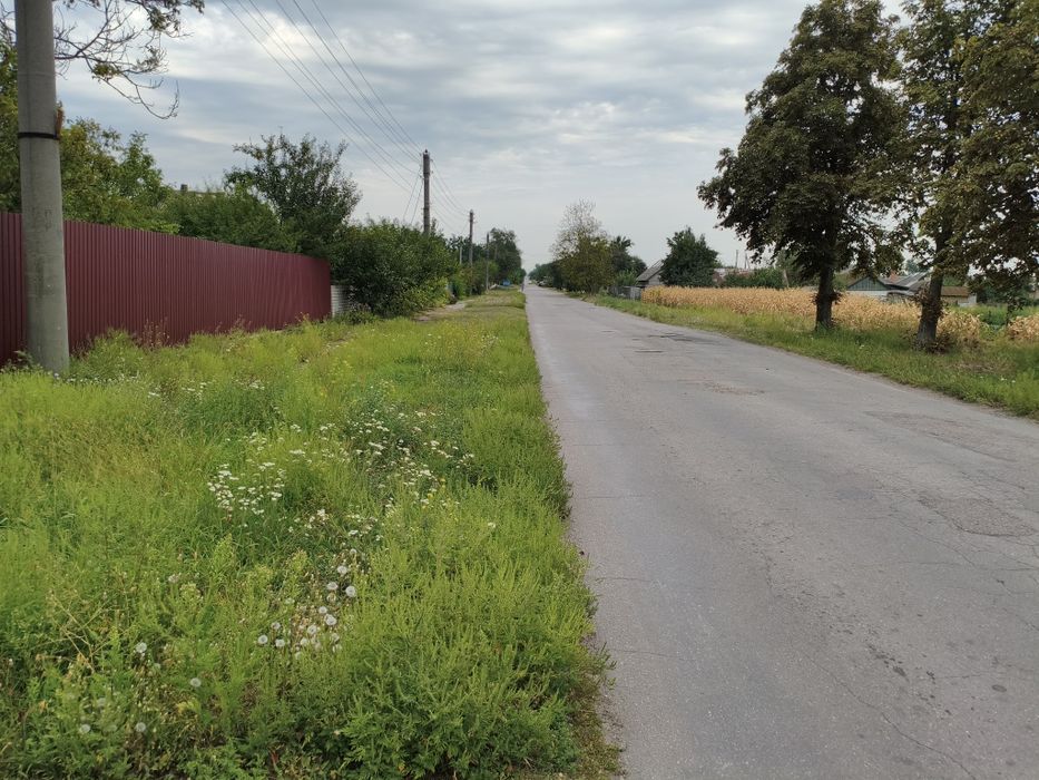 Ділянка під забудову на центральній вулиці села Сагунівка