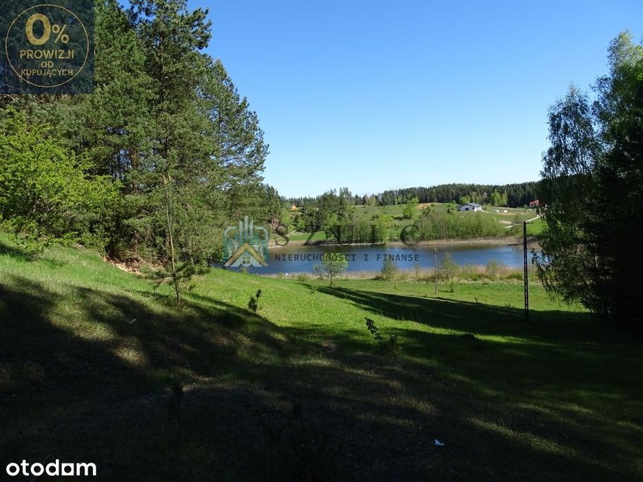 Urokliwe działki nad jeziorem 5 km od Suwałk