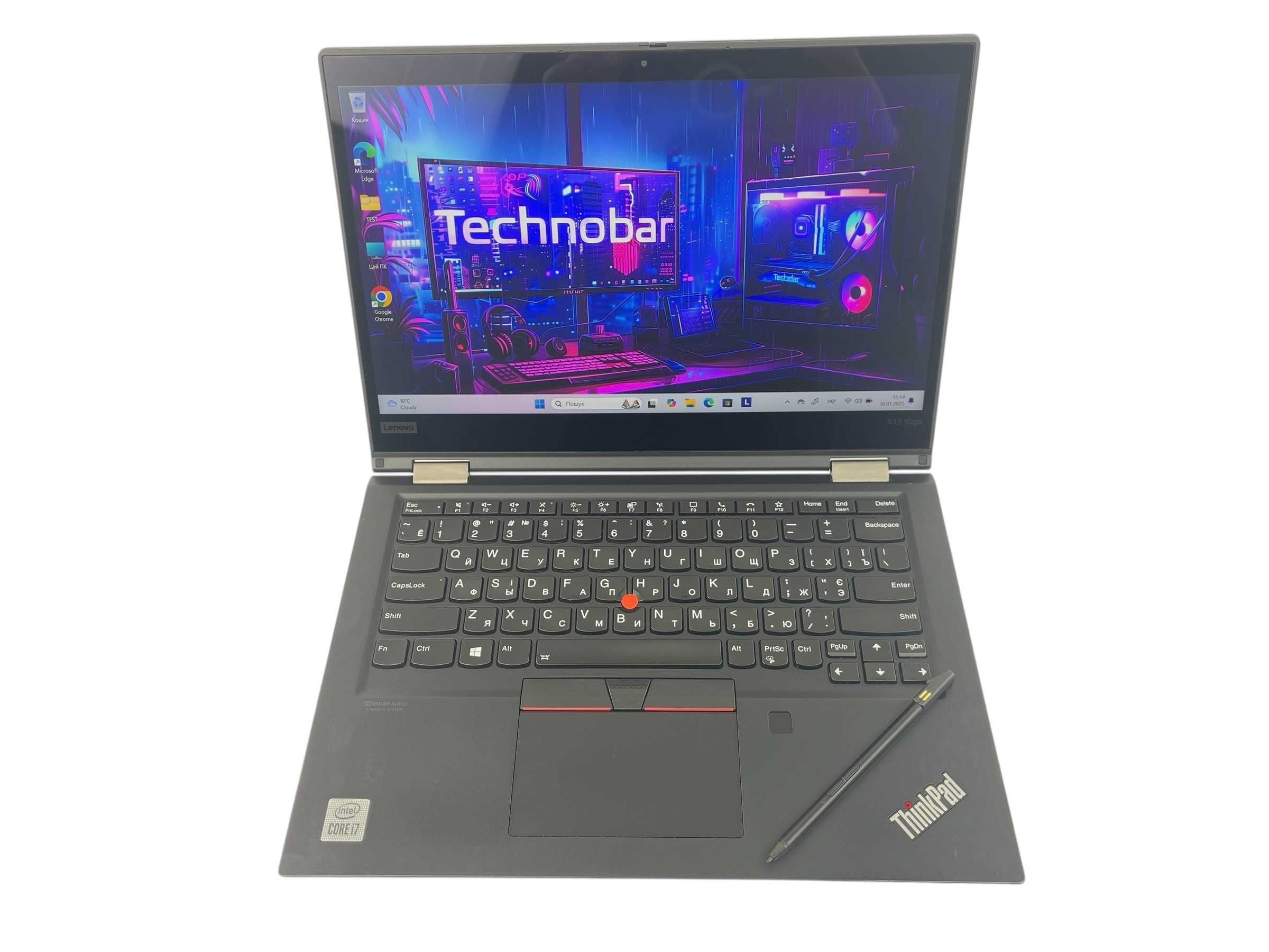 Ноутбук Lenovo ThinkPad X13 Yoga Gen 1 FullHD|i7-10510U|16GB|512GB