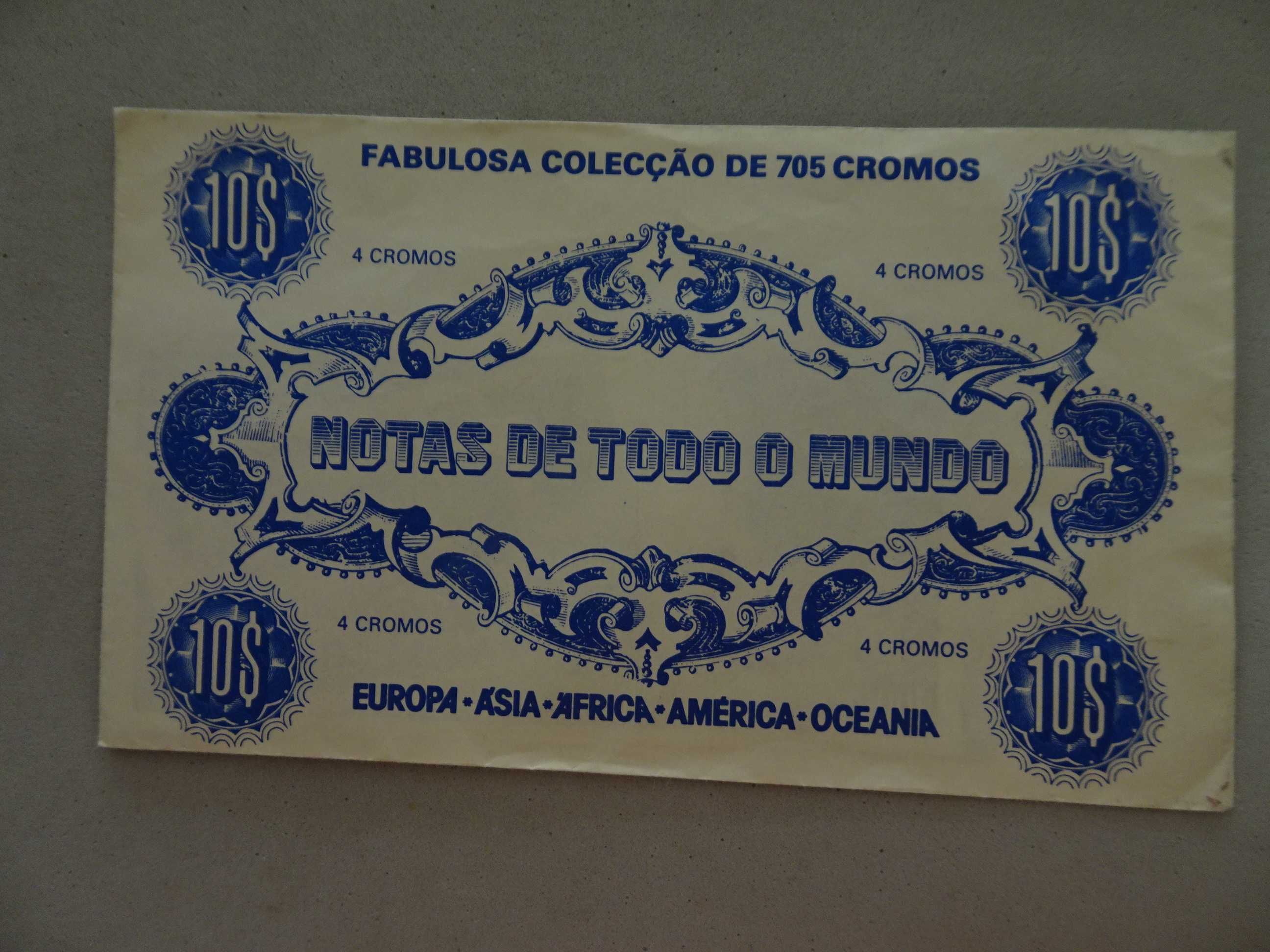 Carteira de cromos fechada Notas de todo o Mundo - Disvenda (outra ver