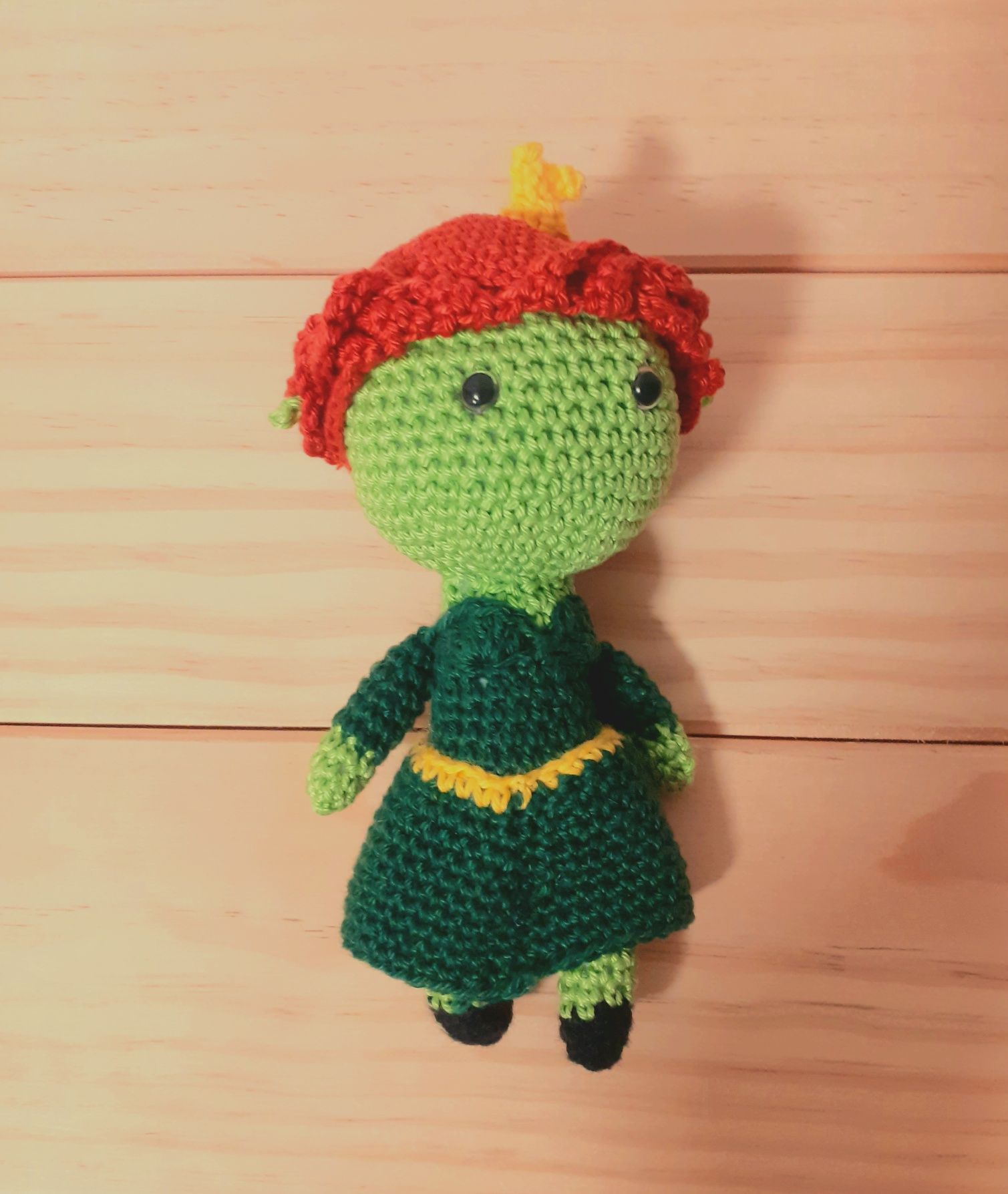 Fiona   em crochet (amigurumi)
