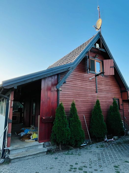 Całoroczny domek drewniany z wyposażeniem