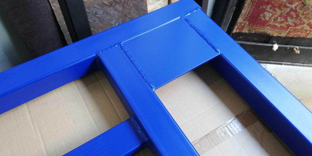 Wózek transportowy magazynowy platformowy 125x80 cm /  700 kg