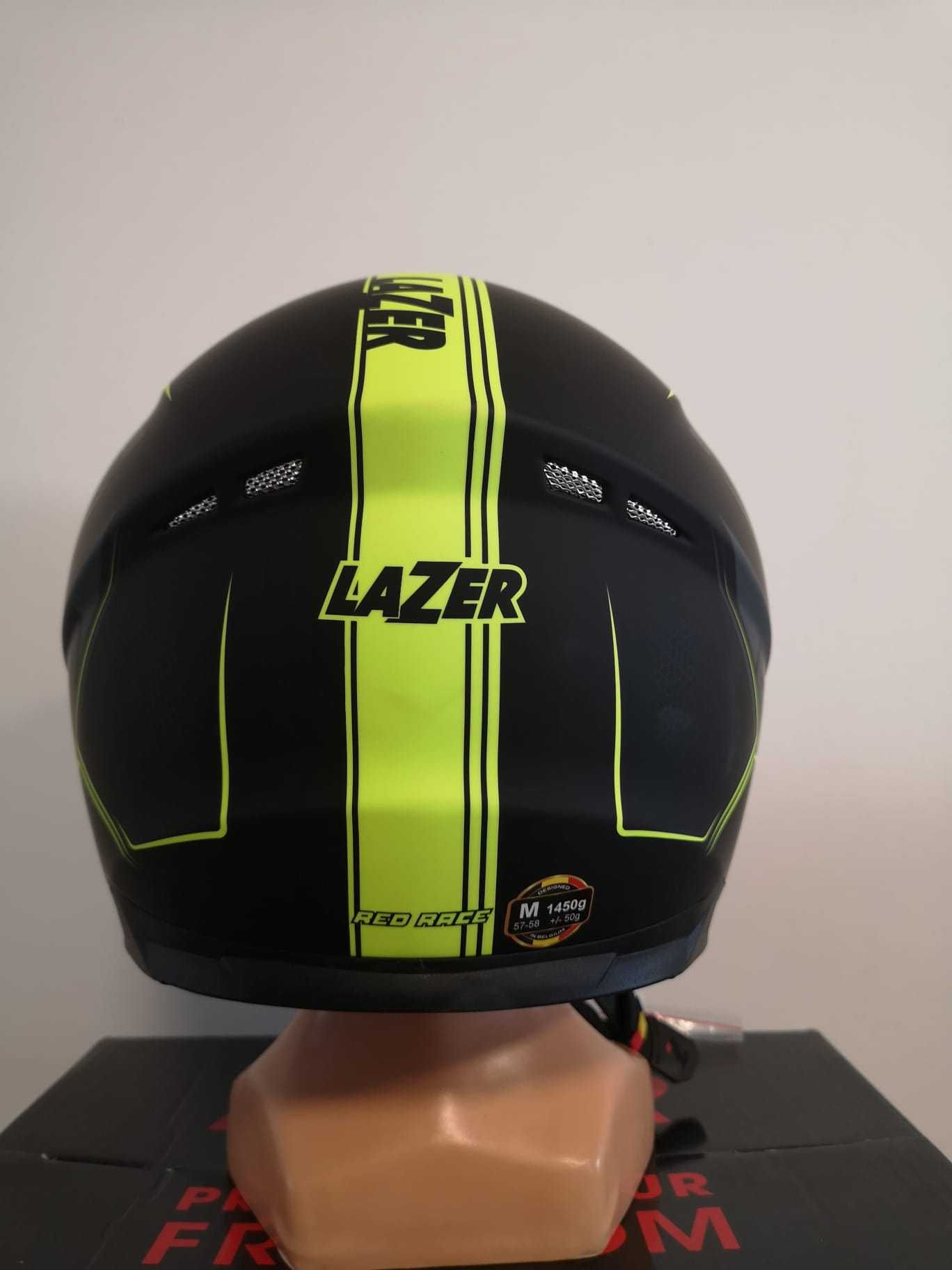 Kask LAZER Vertigo EVO Race r. M, r. L, r. XL Black- Yellow Fluo- Matt