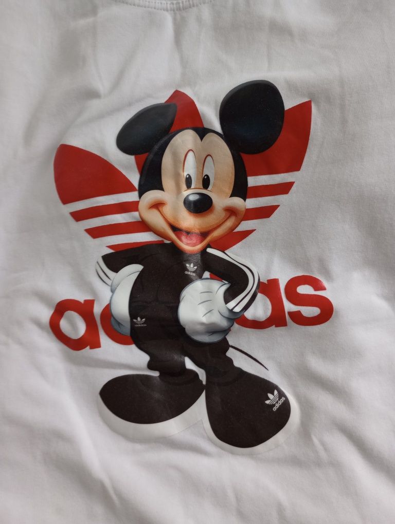 Bluzka Adidas myszka Mickey Miki rozmiar XL