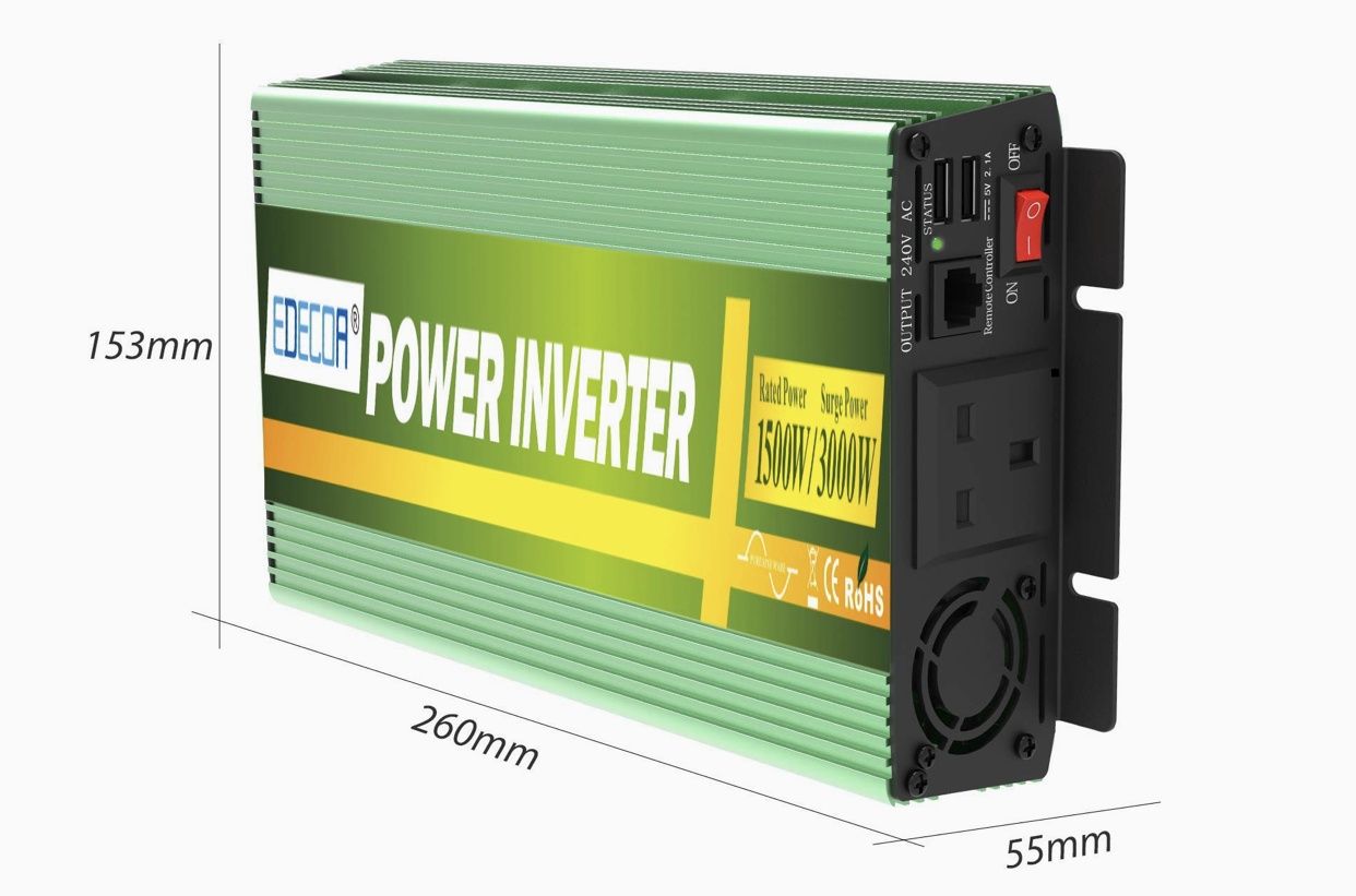 Інвертор 12v/220v EDECOA