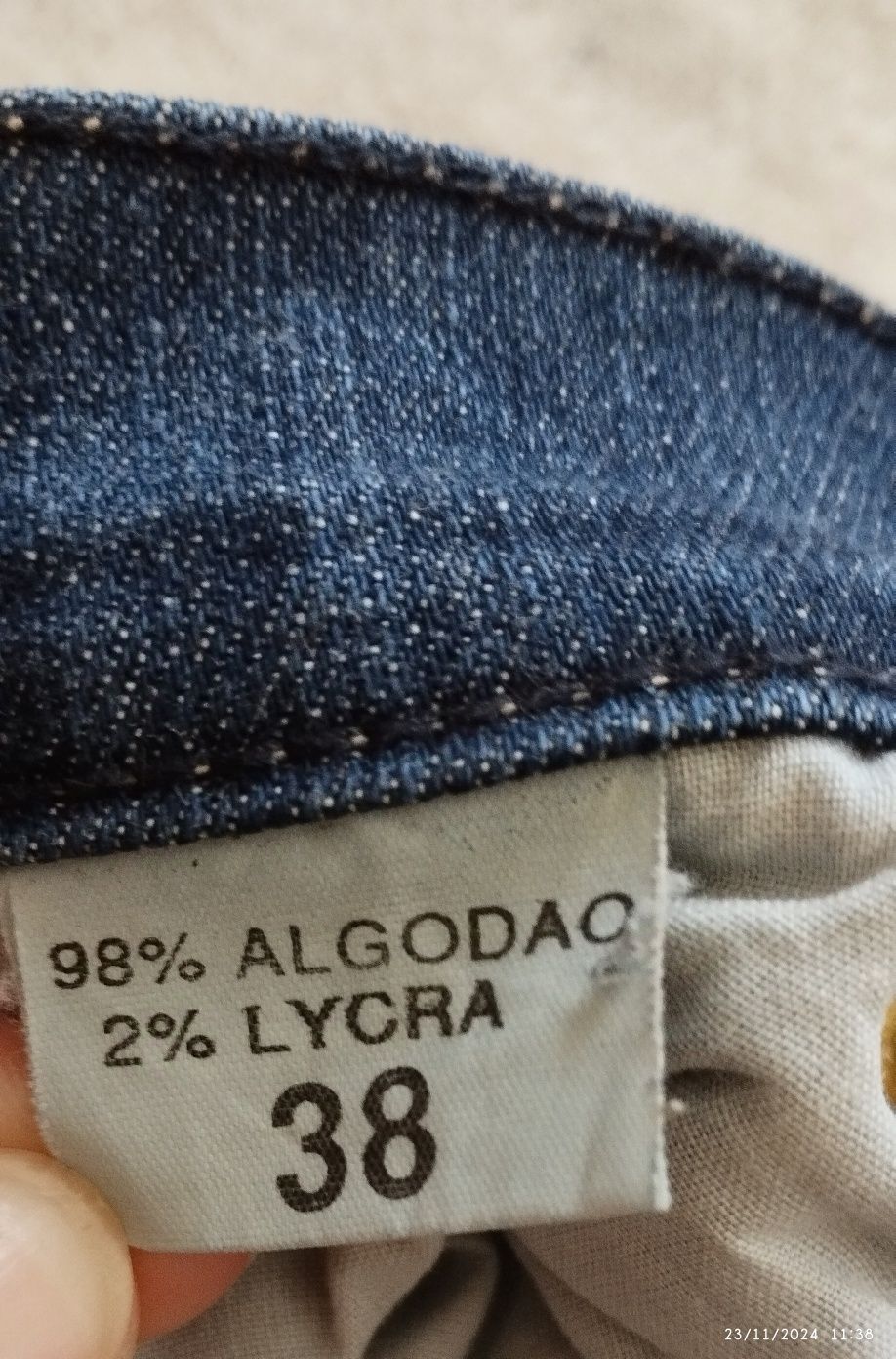 Calças de ganga homem tam 38