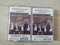 Pavarotti Carreras Domingo koncert kaseta magnetofonowa