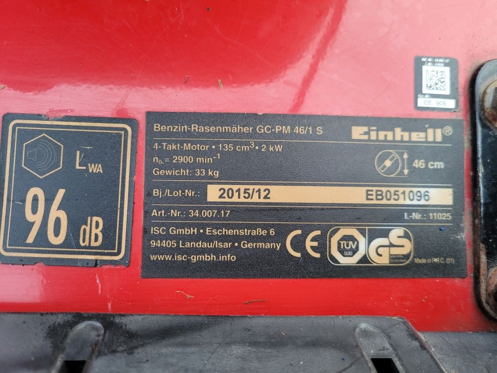 Газонокосилка бензиновая Einhell 135m3