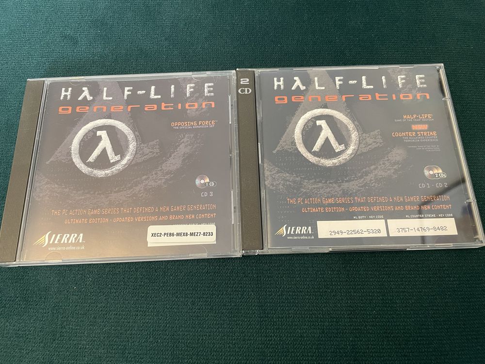Gra PC - Half Life Generation GOTY Opposing Force Counter Strike retro