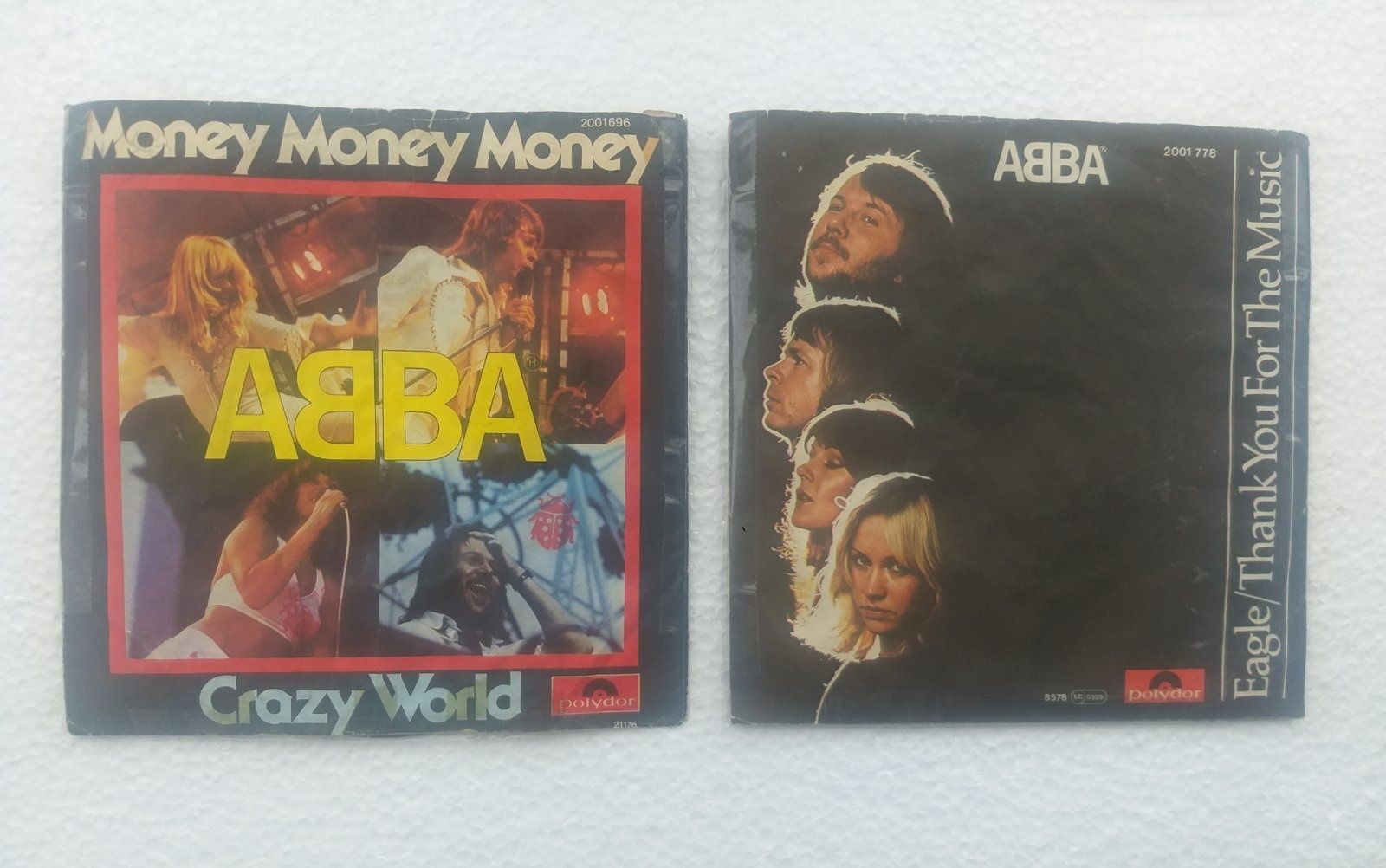 Вінілові платівки 7" ABBA (2 штуки).