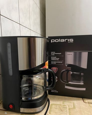 Капельная кофеварка POLARIS PCM 1215 А в идеальном состоянии