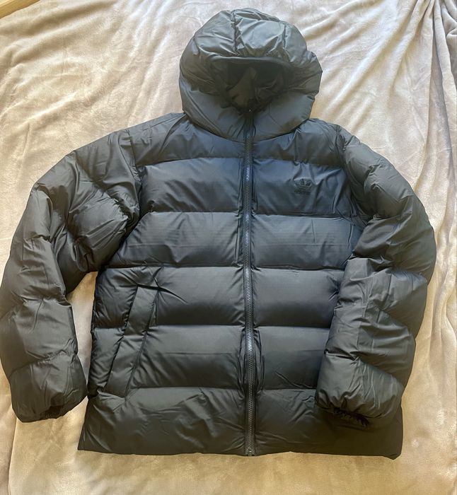 Чорний Пуховик Адідас, Adidas Tonal Puffer down М, L,