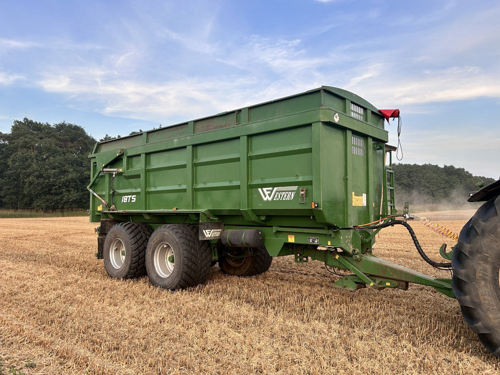 Przyczepa skorupowe tandem Western 18TS, 27m3