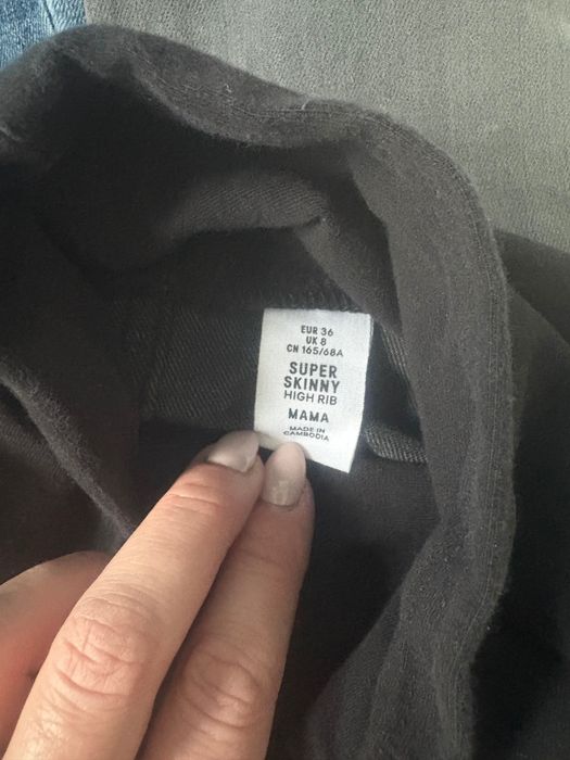 Jeansy ciążowe h&m - S (36) - zestaw 5 szt.