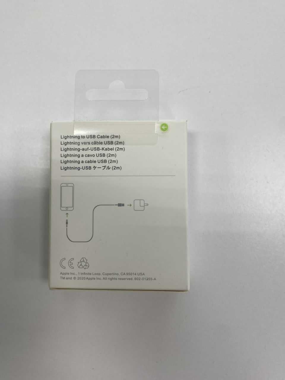 Кабель зарядки шнур Apple USB Lightning 2м Оригинал
