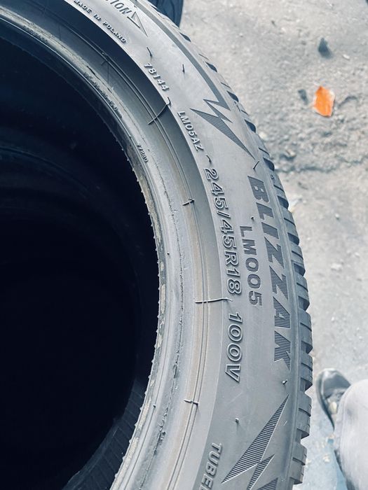 245 45 18 Bridgestone LM005 80% Зима 2022 2023 Гарантія