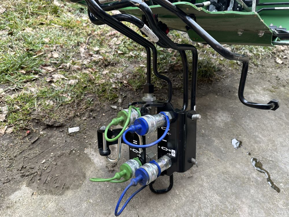 Blotniki john deere pompa instalacja hydrauliczna przewody zlacza