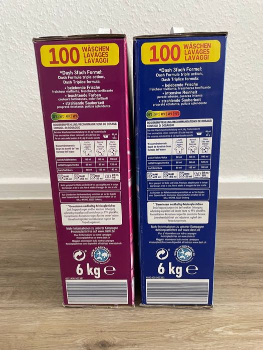 Пральний порошок Dash 100 прань, 6кг