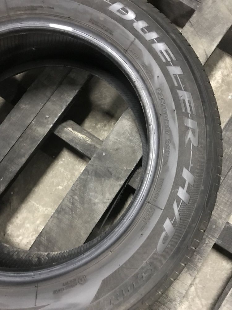 BRIDGESTONE 225/60r17 пара резина шини б/у склад оригінал літо