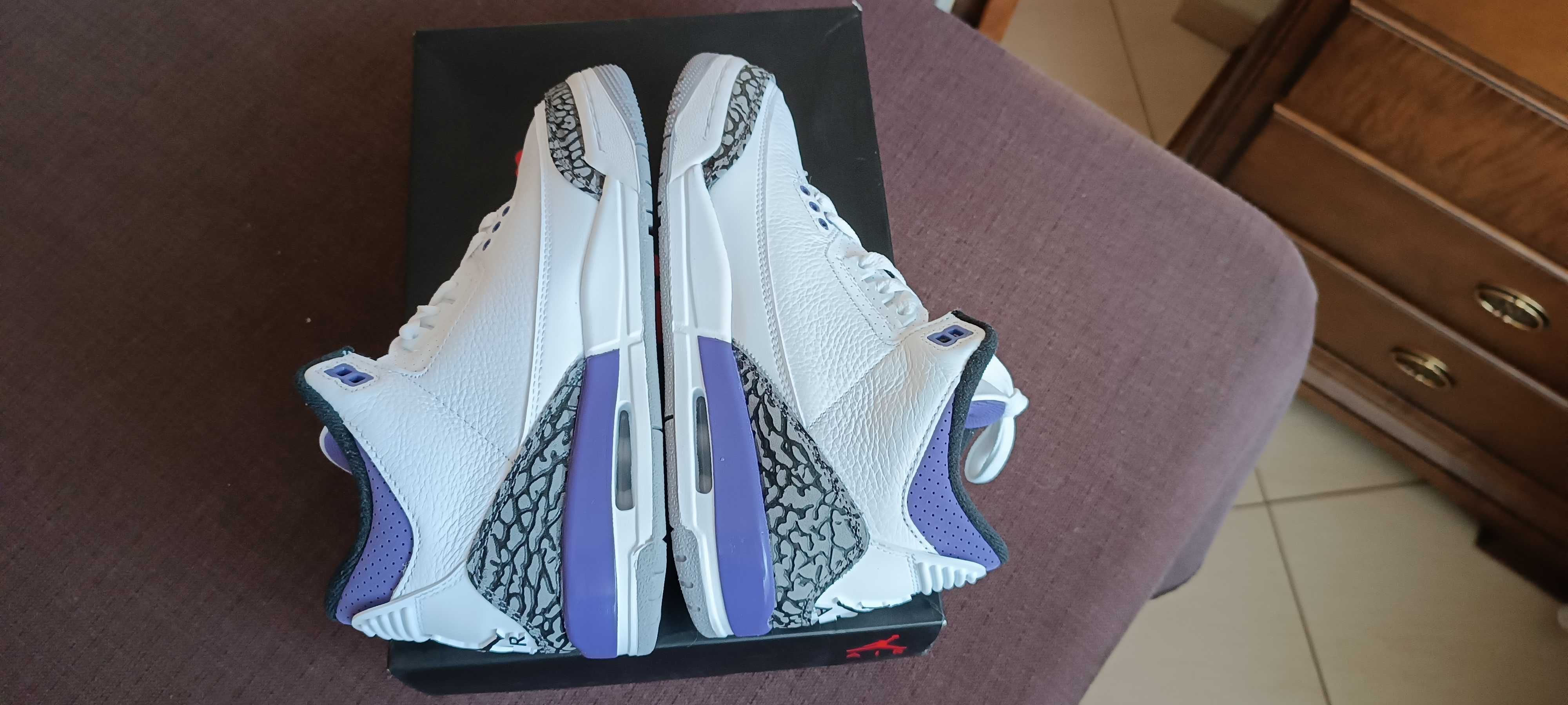 (r. Eur 37,5) Nike JORDAN 3 Retro Dark Iris DM0967, 105