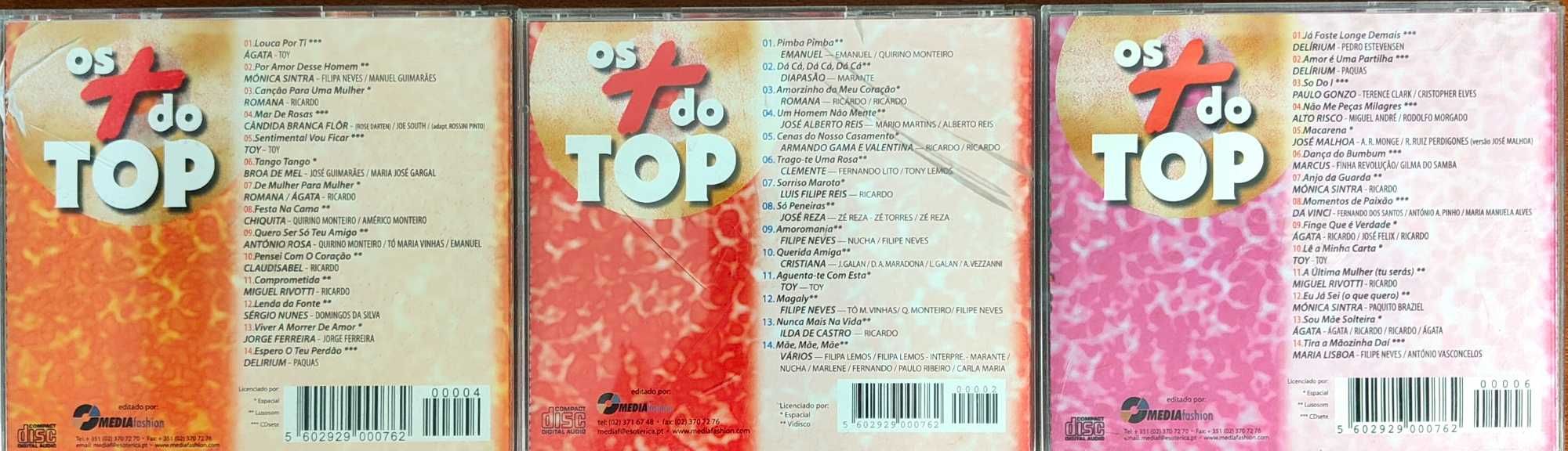 Lote CD 3 Volumes - OS T DO TOP - Vários Artistas