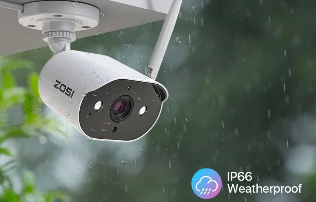 Sistema Videovigilância Zosi 4 câmaras Wifi HD Imagens no Telemóvel