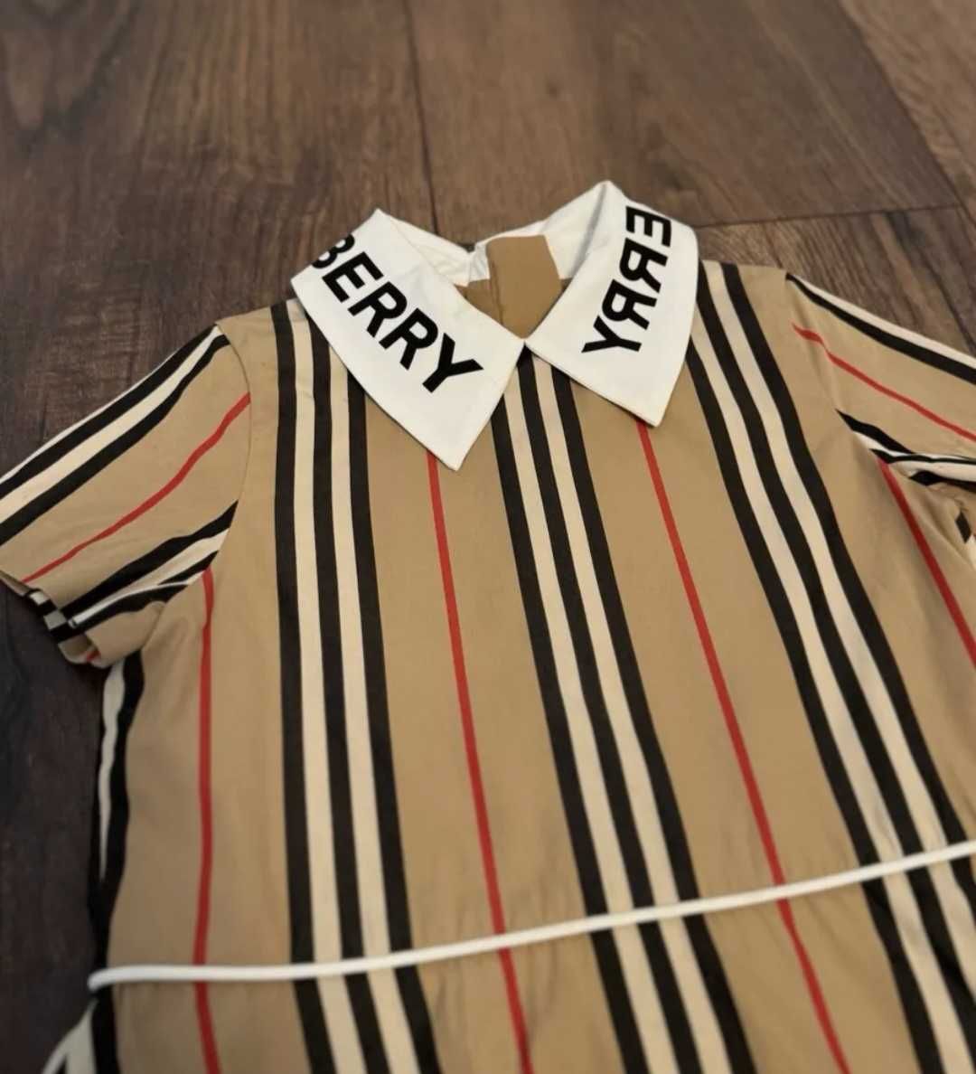 Vestido menina modelo burberry