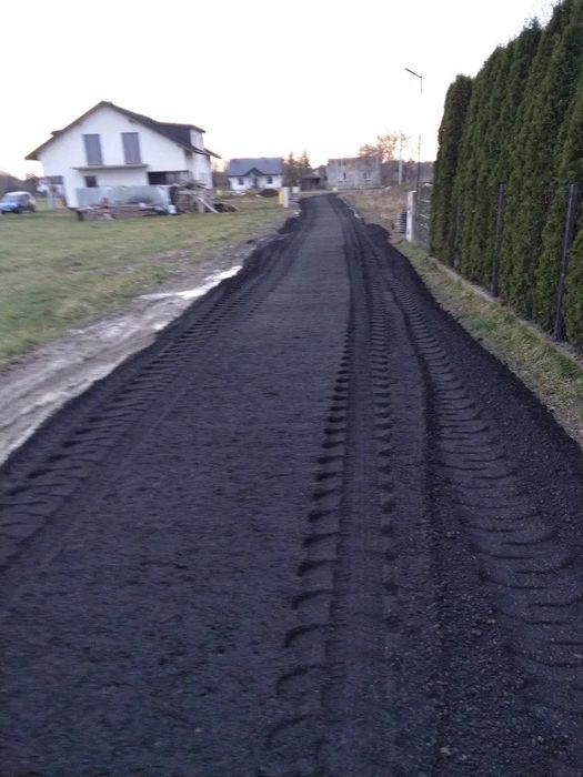 Szlaka piasek tłuczeń ziemia