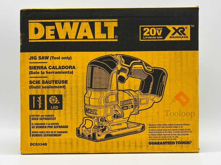 Аккумуляторный бесщеточный лобзик DEWALT DCS334B 20V MAX