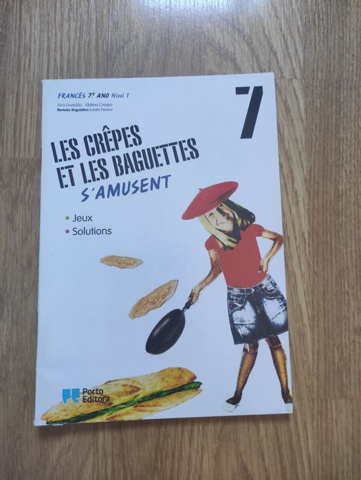 Francês 7°ano- Cahiet d'activités+s'amusent "Des crêpes et baguettes"