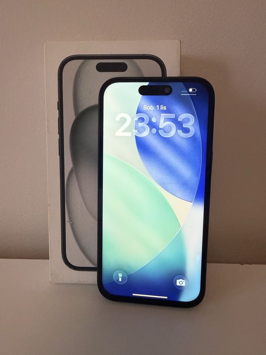 Iphone 15 czarny 128gb kondycja 100%