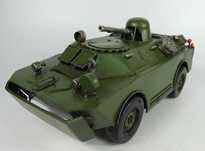 Wojskowy Metalowy model samochód pojazd BRDM auto 34,5 cm