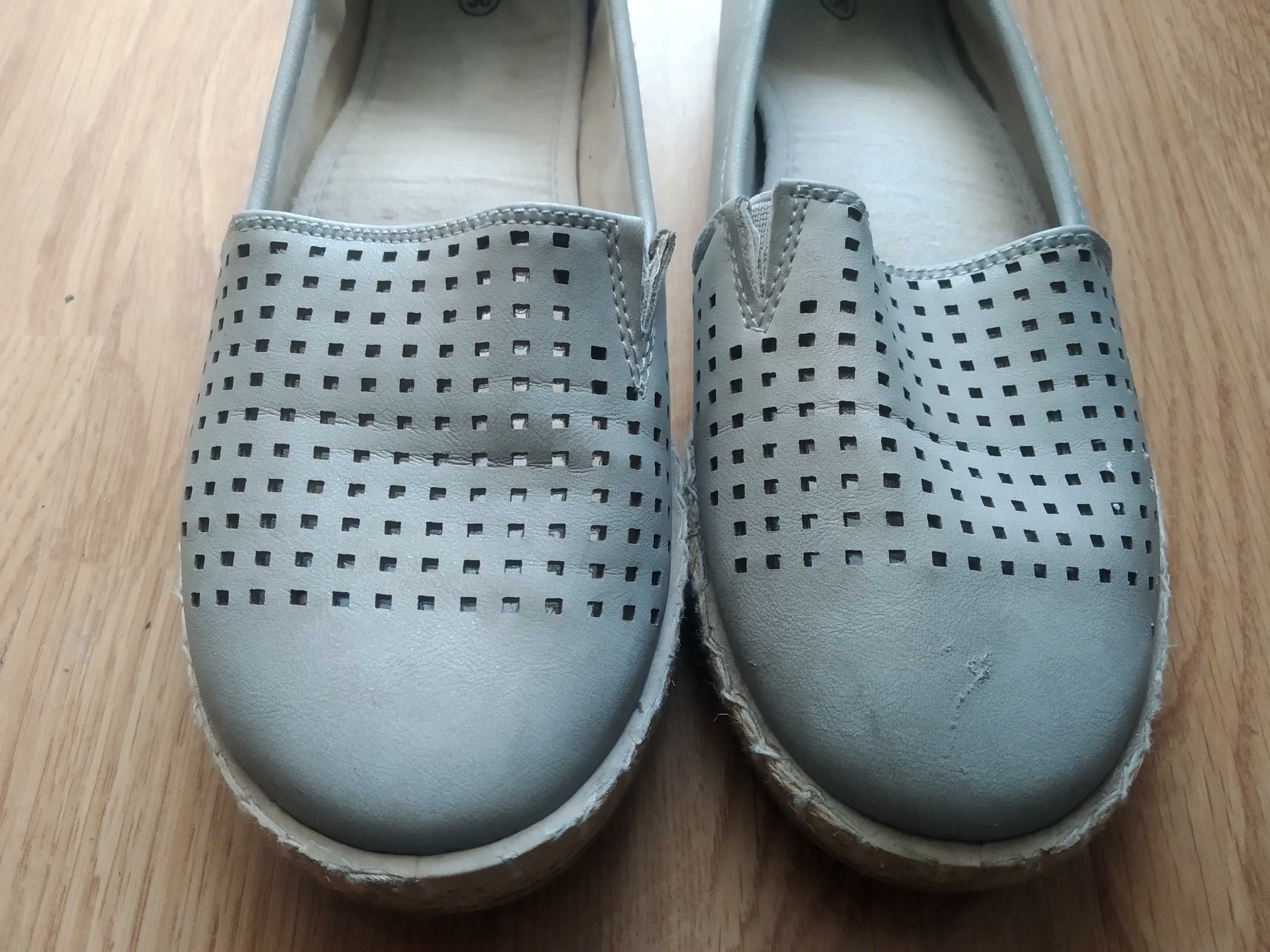balerinki/espadryle 36/ 23 cm wkladka