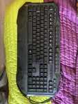 Teclado preto para computador