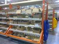 Estanteria de picking tipo carrinho